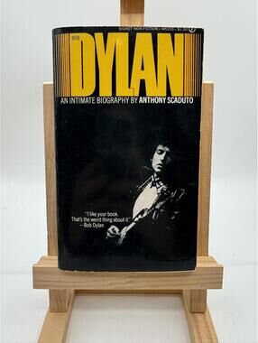 Bob Dylan Anthony Scaduto 1973 Signet Paperback Biography 1st Printing W5353